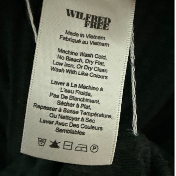 Artizia Wilfred Free Buswell Ribbed Turtleneck Top Dark Green Size Large - Picture 8 of 8